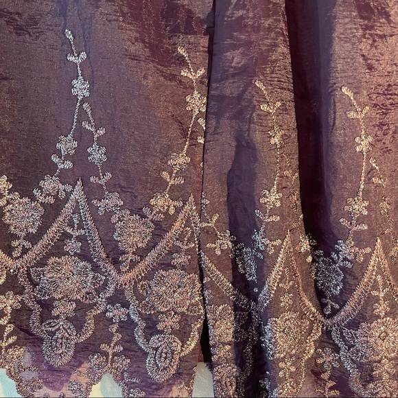 Vintage Syrup Clothing Co Purple Glitter Skirt - Picture 4 of 8